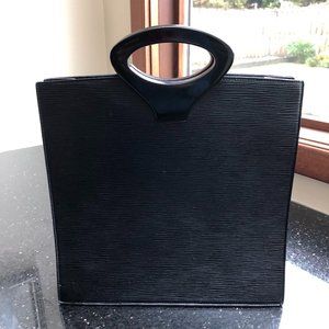 Louis Vuitton Black Epi Leather Pocketbook